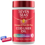 Tub Seven Seas Cod Liver Oil Omega 3 + Multivitamins 90 Capsules 