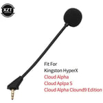 B 3.5mm micro casque Microphone pour Kingston HyperX Cloud Alpha S II X Core Pro argent Cloudx Cloud9 édition