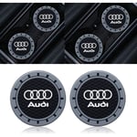 Bilkoppshållare Underlägg för Audi A1 A3 RS3 A4 A5 A6 A7 RS7 A8 Q3 Q5 Q7 R8 Serie, Anti-Slip Coaster C