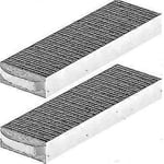 2-pack Aktivkolfilter för Bora Pure/X Pure/S Pure Utdragsfläkt, PUAKF Filtertillbehör Ersättningsfilter Nytt för 2024