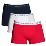 Gant Kalsonger 3P Essential Basic CS Trunks Flerfärgad bomull X-Large Herr