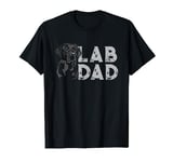 Lab Dad T-Shirt Labrador Retriever Dad Gift Labrador Dad Tee