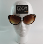 Foster Grant Women Ladies Tortoiseshell Animal Print Gold Sunglasses Piper BNWT