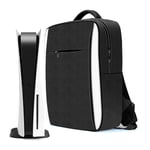 Carry Case For PS5, Game Console Accessories Backpack Travel Bag For PS5Eva Waterproof Portable Backpack Storage Bag, Shockproof Dustproof Waterproof Travel Bag with Adjustable Shoulder Strap