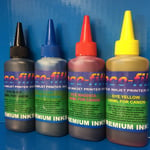 4 ECO-FILL Dye Printer Refill Ink Canon Pixma TS3150 TS205 TS305 TS5150 TS5151