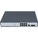 UNIPoE DEXLAN Switch Rackable 19" Niv.2 8 ports Gigabit & 2 SFP