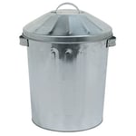 Ryom Fodertunna galv. med lock 28 L -