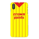 Liverpool Style Retro Shirt Kit for iPhone XR - Hard Phone Case Cover