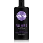 Syoss Full Hair 5 Shampoo til fint hår til volumen og vitalitet 440 ml