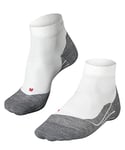 FALKE Women's RU4 Endurance Short Running Socks, Cotton, White (White-Mix 2020), 4-5 (1 Pair)