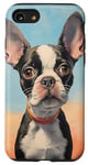 Coque pour iPhone SE (2020) / 7 / 8 Peinture unique pour amoureux de chiens Boston Terrier