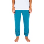 Hurley Men's One and Only Fleece Pant, Rift Blue/Opti Yellow, X-Large