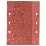 Set de papiers abrasifs pour ponceuse vibrante perforé Bosch Accessories 2607019501 Grain num 60, 80, 120, 240 (L x l) 230 mm x 93 mm 1 set