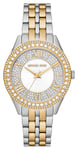 Michael Kors MK4811 Women's Harlowe (38mm) White Crystal-Set Watch