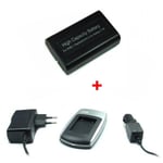 Chargeur + Batterie EN-EL1 pour Nikon Coolpix 5000, 5400, 5700, 8700, E880