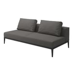 Gloster - Grid Lounge Centre Unit Meteor/Granite - Utomhussoffor - Henrik Pedersen