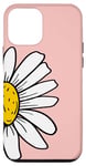 Coque pour iPhone 12 mini Fleur de marguerite Floral Sunshine Bloom Illustration Rose pâle