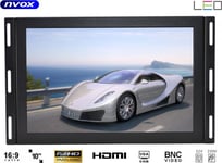 Automagnetola Nvox Monitor Öppen Ram Ips Led 10Cali Full Hd Vga Hdmi Usb Av 12V 230V