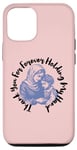 iPhone 12/12 Pro Pink Forever Holding My Hand Mother and Child Connection Case