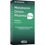 Melatonin Orion 3mg - 20 tabletter