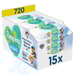 Pampers Harmonie Aqua Paw Patrol våtservetter 720 våtservetter (15 x 48 st)
