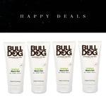 Bulldog Original Shave Gel | Aloe Camelina Green Tea | Cruelty Free (4 x 175ml)