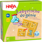 HABA - Labyrinthe du Génie - Jeux de Carte - Jeux de rapidité - Jeux de société pour Enfant - Casse-tête - 301887