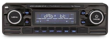 CALIBER Caliber Retro Radio m. DAB+, Bluetooth og USB (Sort)