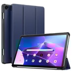TiMOVO Coque Compatible avec Lenovo Tab M10 Plus 3e Gén 10,6" 2022, Étui de Protection Fin et Léger avec Dos en PC Rigide pour Lenovo Tab M10 Plus 10,6" 2022, Housse de Protection, Bleu Marine