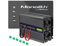 Qoltec Monolith 3000 MS Wave spenningsomformer | 12V til 230V | 1500/3000W | USB