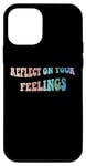 Coque pour iPhone 12 mini Design Reflect On Your Feelings, sensibilisation à la santé mentale