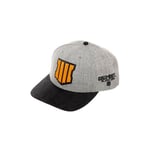 OFFICIAL CALL OF DUTY BLACK OPS IIII (4) PRE-CURVED GREY SNAPBACK CAP