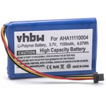 vhbw Batterie compatible avec TomTom Go 520, 4FA50, 520 WIFI, 510 GPS, appareil de navigation (1100mAh, 3,7V, Li-ion)