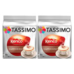 Tassimo T Discs Kenco Cappuccino (2 Packs, 32 T Discs/pods), 16 Servings