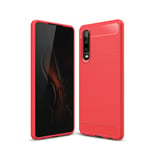 huawei Huawei P30 Carbon Fibre Case Red
