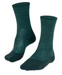 FALKE Men's TK2 Explore Wool M SO Breathable Thick Anti-Blister 1 Pair Hiking Socks, Green (Holly 7385), 9.5-10.5