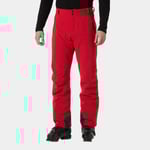 Helly Hansen Herr Alpha Lifaloft Lättviktiga Skidbyxor Röd M