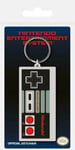 Nintendo NES Controller Official Rubber Keyring Chain Grey Retro Game Console