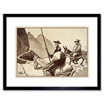Wee Blue Coo Marriott Don Quixote Sancho Panza Wall Art Framed Wall Art Print