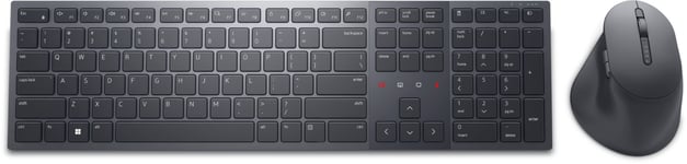 Dell Premier KM900 - Ensemble clavier et souris - collaboration - rétroéclairé - sans fil - 2.4 GHz, Bluetooth 5.1 - AZERTY - Français - graphite - avec 3 years NBD Advance Exchange