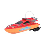 (Red)Wireless Remote Control Boat 2.4Ghz Radio Controlled Boat High Speed.
