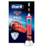 Oral-B Vitality PRO D103 CARS Electric Rechargeable Toothbrush Kids Boys - RED