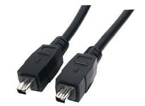 World of Data 3m Firewire Cable (4-4) - 4-pin to 4-pin - IEEE1394 - iLink - Video - Camcorder - DV - 400 - Male to Male