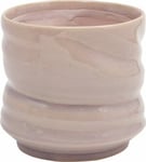 Kruka Zeline Svarvad Rosa Ø13,5cm höjd 13cm