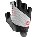 castelli 4521024 ROSSO CORSA PRO V GLOVE Men's Gloves WHITE BLACK L