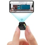 WiFi Trådlös Kamera Mini Dold Spion Hem Säkerhetskamera Nanny Cam, Hemkamera för Husdjur/Bebis/Barnvakt, Utomhus/Inomhus Kamera Trådlös, för Mobiltelefon