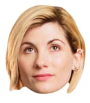 13th Doctor Who Jodie Whittaker Single Licensed 2D Card Party Face Mask
