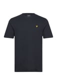 Lyle & Scott Slub T Shirt Marinblå