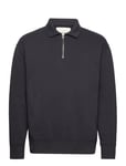 Logo Half Zip Black GANT