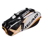 Original HEAD Tennissäck 6 Tennisracketar Män Padel Tennis Ryggsäck Djokovic HEAD Tennisracket Ryggsäck Med Skofack Orange